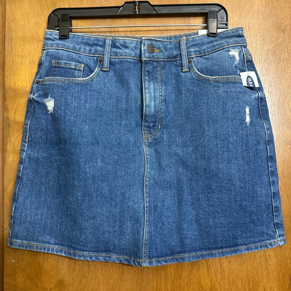 Old Navy Blue Jean Skirt